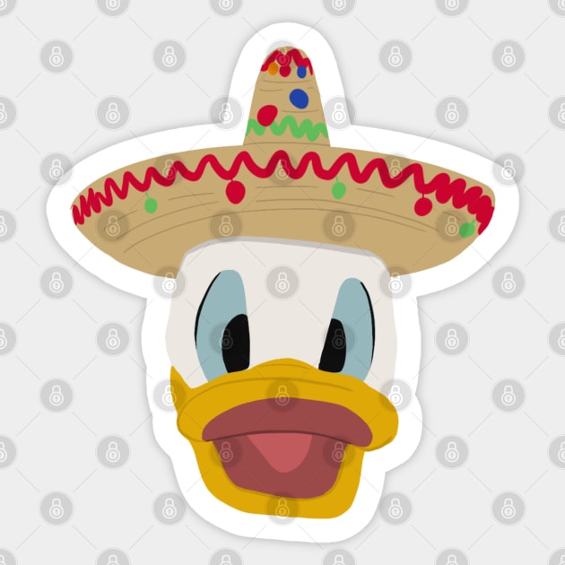 Viva Duck Sticker by lyndsiemark